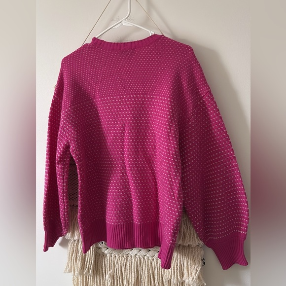 Summersalt The Luxe Cashmere Wool Blend Mix Stitch Sweater Luxury Soft - Picture 5 of 6